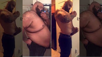 Man drops 300 pounds by walking mile to buy food
