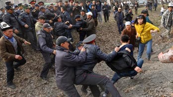 Dozens arrested in Kyrgyzstan protest over jailed dissident