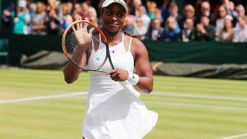 The Latest: Stephens completes 2nd round match at Wimbledon