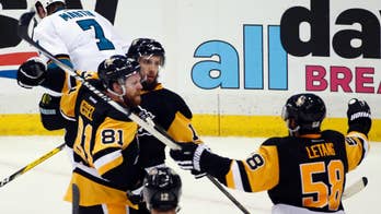 Penguins edge Sharks 3-2 in Game 1 of Stanley Cup Final