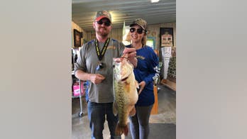 Largest bass caught in Texas lake using McDonald's chicken McNugget
