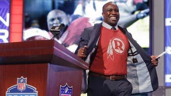 Washington Redskins spell London Fletcher's name wrong as they induct him into ring of honor