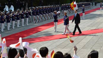 Spain's King Felipe VI meets with Japanese Emperor Akihito