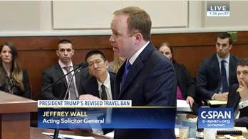 The Latest: Trump confident travel ban will be upheld