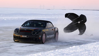 Bentley Sets Speed Record of 205 mph...On Ice