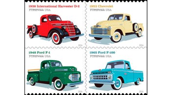 U.S. postage stamps keep on truckin'