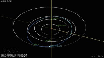 A newfound asteroid just buzzed harmlessly by Earth