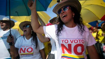 The Latest: Kerry urges young Colombians to embrace peace