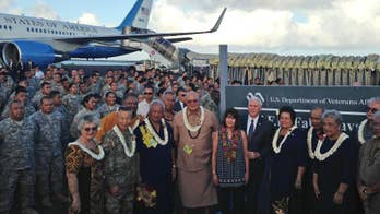 Pence thanks US military members during stop in Hawaii