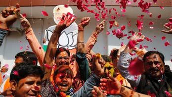 Indian Prime Minister Modi's party ahead in state polls