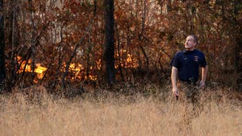 Dry, windy conditions feed wildfires across the Southeast