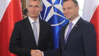 The Latest: NATO head says this is defining moment