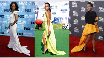 Kerry Washington's Signature Red Carpet Look: Trains, Trains and More Trains