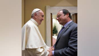 French president visits pope after Islamic attacks