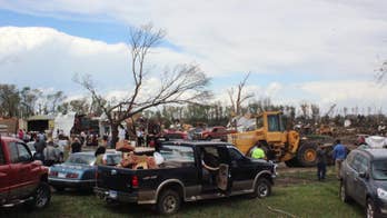 The Latest on severe weather: Tornado hits small South Dakota town of Delmont, no deaths