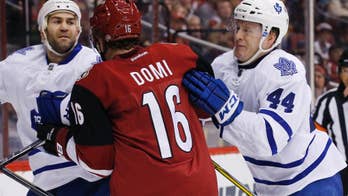 Doan scores twice in 14 seconds, late goal by Murphy helps Coyotes beat Maple Leafs 3-2