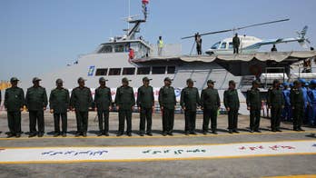 Iran unveils new helicopter-carrying catamaran ship