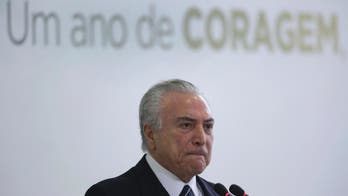 Brazil's Temer celebrates first year, expressing optimism