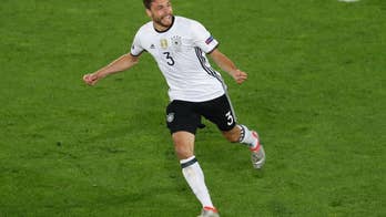 The Latest: Germany beats Italy to advance to semifinals