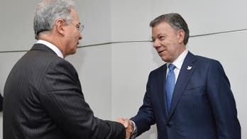 Colombia's leader, predecessor discuss defeated peace accord