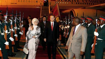 Turkish president lands in Mozambique for talks