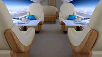 On new futuristic supersonic jet everyone gets a window seat