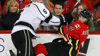 Lucic scores to help Kings beat Flames 4-1 and finish off four-game road trip unbeaten