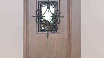 Texas man shocked as 7-foot snake wrapped around front door grille moves in for a 'closer look'