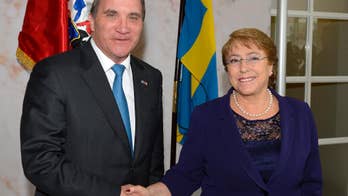 Bachelet thanks Sweden for help during dictatorship