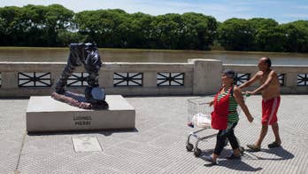 Messi statue in Argentina vandalized; torso, head sliced off