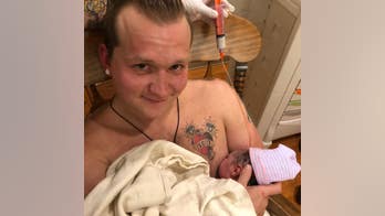 Dad 'breastfeeds' baby after mom suffers delivery complications