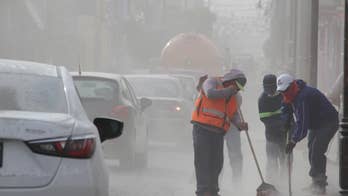 Mexican volcano spews ash on nearby towns
