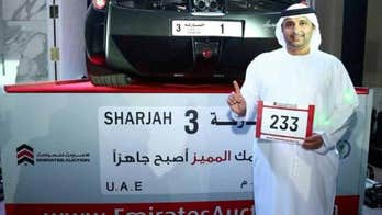 Unique license plate sells for $5 million at auction