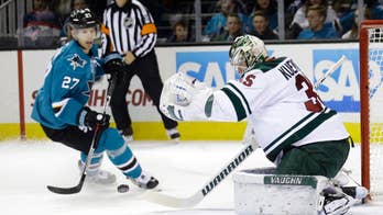 Zach Parise scores, Darcy Kuemper posts shutout as Wild beat Sharks 2-0