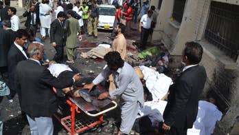 The Latest: 30 killed in bombing in Pakistani city of Quetta