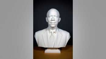 Obama gets first 3D-printed presidential portrait