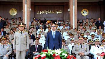 Egypt's president defends the military's economic role
