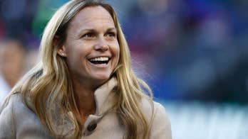 Longtime captain Christie Rampone honored before US game