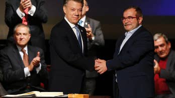 Colombia rebel leader hopes Trump will back peace effort