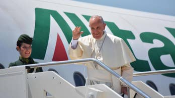 The Latest: Pope Francis departs for Poland