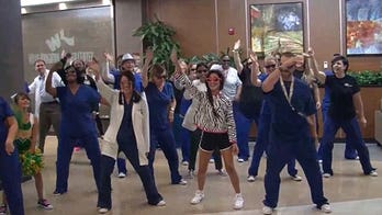 Louisiana hospital staff surprises pediatric cancer patient with a flash mob