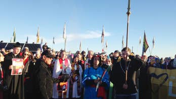 The Latest: 17 protesters arrested at North Dakota Capitol