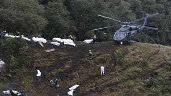 The Latest: Pope asks for prayers for Colombia crash victims