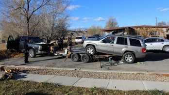 Truck towing stolen SUV leads police on high speed chase