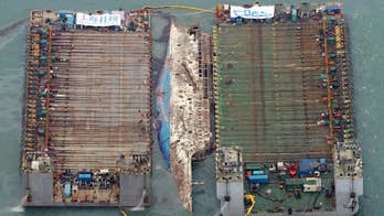 South Korean ferry that sank 3 years ago lifted from sea