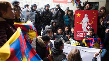Pro-Tibet protesters detained as China's Xi arrives in Bern