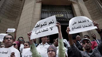 Egypt Christians stage rare Cairo protest, demanding rights