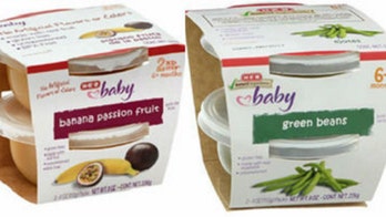 Company recalls baby food after customer reports rubber in product