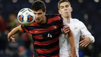 Corey Baird scores in 10th round of penalty kicks to lift Stanford over Akron in NCAA semis