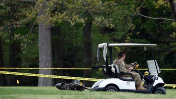 Army helicopter crashes into Maryland golf course
